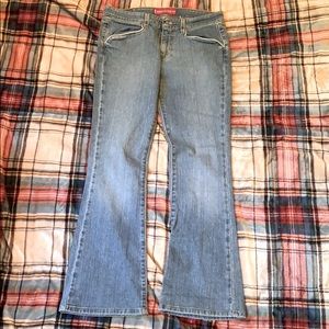 Levi Super Low Stretch Jeans sz 7 JR M